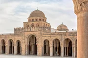 Die große Moschee von Kairouan: nach Mekka, Medina und Jerusalem die viertheiligste Stätte des Islams
