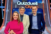 Quizduell-Olymp: Marie-Louise Finck, Prof. Eckhard Freise und Thorsten Zirkel.