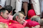 In der Pinya - dem Fuß eines Menschenturms