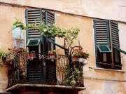 Balkon in Monterosso.