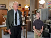 L-R: Dr. Linkletter (Ed Begley Jr.), Sheldon Cooper (Iain Armitage).