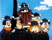 Gespannt verfolgen die Wikinger den Angriff von Baltac aus Schlack.