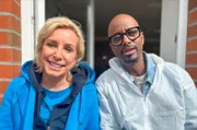 Ein zupackendes Team- Britta von Lucke und Yared Dibaba.