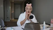 Daniela macht sich fertig