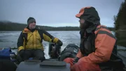 PORT PROTECTION, ALASKA- Sam and Matt carlson go foraging for clams. (Photo Credit: National Geographic Channels/Will Lyons)