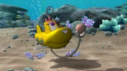 Bess und Timmy reißen sich darum, babysitten zu dürfen. Taucher Tom übergibt ihnen die Verantwortung für den kleinen Babykraken.
