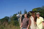 Mit ihren Lamas bieten Anja und Jürgen Leiner mehrtägige, geführte Touren an oder setzen die Tiere für Therapien ein. Mit ihrem Hof im Fuchstal haben sie sich einen Lebenstraum erfüllt.