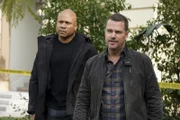 Sam Hanna (LL Cool J, l.); G. Callen (Chris O'Donnell, r.)