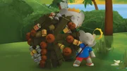 Ohne getroffen zu werden, versuchen Babar und Badou den Hebel des „Verdünnisieres“ umzulegen.