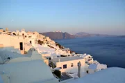 Blick auf Santorin.