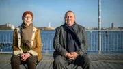 Rechtsmedizinerin Dr. Helene Sturbeck (Katharina Blaschke) und Kriminalhauptkommissar Jan Reuter (Udo Kroschwald) versuchen für einen Moment dem Trubel ihrer Arbeit zu entfliehen.