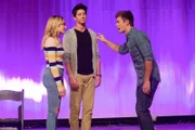 Meg Donnelly (Taylor Otto), Milo Manheim (Pierce), Peyton Meyer (Trip Windsor).