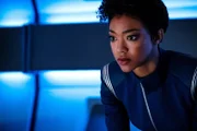 Pictured: Sonequa Martin-Green as First Officer Michael Burnham of the CBS All Access series STAR TREK: DISCOVERY.