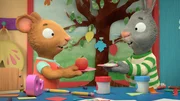 Pip und Posy üben "Wunschfeen" zu sein.