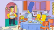 THE SIMPSONS: Feeling worthless at work, Homer volunteers to be a school crossing guard. But when his safety squad receives too much funding, the crossing guards become a force to be feared in the "Homer's Crossing" season premiere episode of THE SIMPSONS.