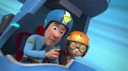 L-R: Officer Carl, Rusty