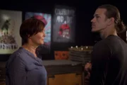 Pictured: (l-r) Laura Innes as Karen Brun, Ryan Dorsey as Patrick