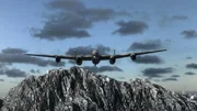 Allied plane attacking the Eagle's Nest. Allied plane attacking the Eagle's Nest.
