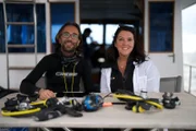 Michele Stefanile und Bettany Hughes
