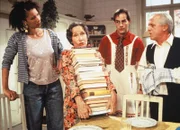 Sandra Moser als Annekäthi, Trudi Roth als Tante Martha, Beat Marti als Bruno, Walter Andreas Müller als Hans
