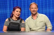 hr3-Hörerein Schahla Lila (l.) mit hr3-Moderator Tobias Kämmerer (r.).