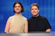 Radio-Eins-Hörer Marco Bock (l.) mit Radio-Eins-Moderatorin Amelie Ernst (r.).