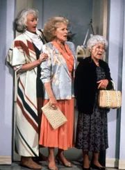 L-R: Dorothy Zbornak, Rose Nylund, Sophia Petrillo.