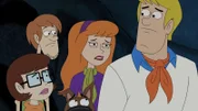 v.li.: Velma Dinkley, Shaggy Rogers, Scooby-Doo, Daphne Blake, Fred Jones