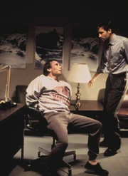 Duane Barry (Steve Railsback, l.); Fox Mulder (David Duchovny, r.)