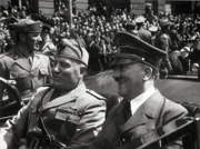 Adolf Hitler und Benito Mussolini in München, Juni 1940.
