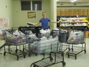 Cole with his haul.
