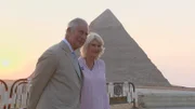 King Charles mit seiner Gemahlin Camilla in Ägypten.