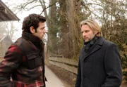 ARD STURM DER LIEBE FOLGE 1286, am Donnerstag (21.04.11) um 15:10 Uhr im ERSTEN. Jacob (Andreas Thiele, l.) glaubt irrtümlich, Michael (Erich Altenkopf, r.) wüsste bereits, dass er und Rosalie ein Paar sind.