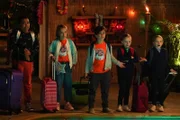L-R: Rory Banks (Devin Trey Campbell), Sophie Cooper (Marlow Barkley), Graham D'Amato (Tyler Wladis), Amy Fogerty (Ella Allan) and Emma Fogerty (Mia Allan)