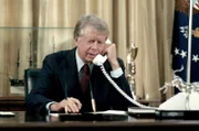Jimmy Carter telefoniert aus dem Weißen Haus: 1977 unterzeichnete der US-Präsident mit dem panamaischen General Torrijos einen Vertrag, der Panama die Kontrolle über den Kanal zurückgab.