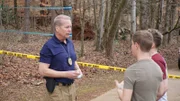 Recreation Photo – Det. Lynch talking with Angela’s sons.