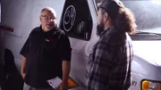 Shawn Davis and Elmer at Ahsley's Towing