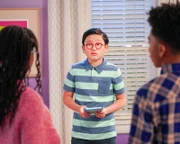 (v.li.): Marsai Martin (Diane Johnson), Emerson Min (Mason), Miles Brown (Jack Johnson).