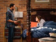 Oscar (Christopher Rivas, l.); Kat (Mayim Bialik, r.)