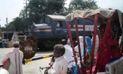 Die typische Alcolok am längsten Bahnsteig der Welt in Gorakhpur.