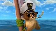 Mort hat sich auf den Weg gemacht, um King Julien zu retten.