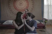 Recreation of Lama Christie and Ian Thorson at Yoga