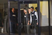 L-R: David Rossi (Joe Mantegna), Emily Prentiss (Paget Brewster), Jennifer Jareau (A.J. Cook) und Aaron Hotchner (Thomas Gibson)