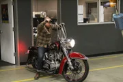 Back at OCC, Josh tests the SPCA bike.