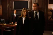 LAW & ORDER: CRIMINAL INTENT -- "Boots on the Ground" -- Pictured: (l-r) Kathryn Erbe as Detective Alex Eames, Vincent D'Onofrio as Detective Robert Goren -- Photo by: WIll Hart/USA Network