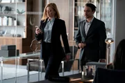 Shiv (Sarah Snook), Roman Roy (Kieran Culkin)