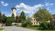 In der Dorfmitte von Malschwitz.