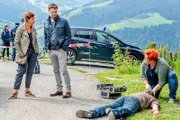 v.li.: Nina Pokorny (Julia Cencig), Lukas Roither (Jakob Seeböck), Dr. Stefanie Löcker (Veronika Polly)