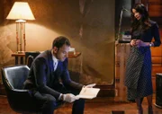 Als sie eine erschreckende Entdeckung über Sherlock (Jonny Lee Miller, l.) macht, konfrontiert Joan (Lucy Liu, r.) ihren Freund und Kollegen damit ...