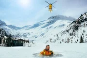 Auch bei diesem Einsatz riskiert Bergretter Markus (Sebastian Ströbel) sein eigenes Leben.